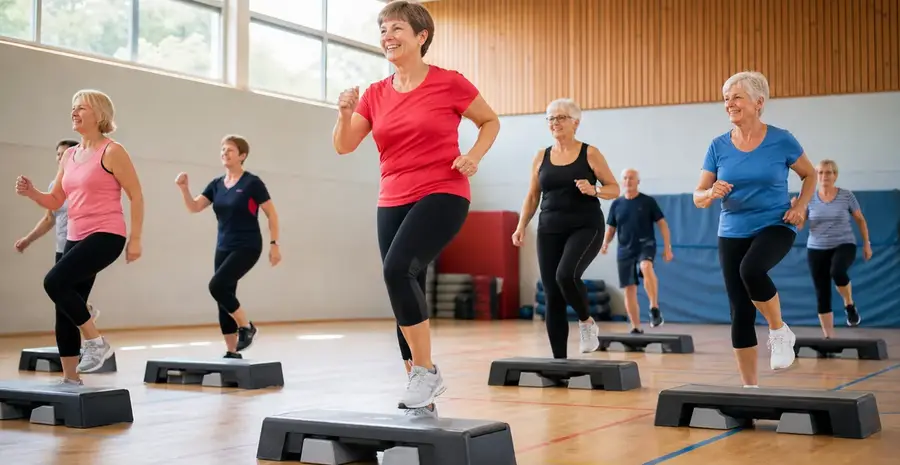 Step-Aerobic beim KSV