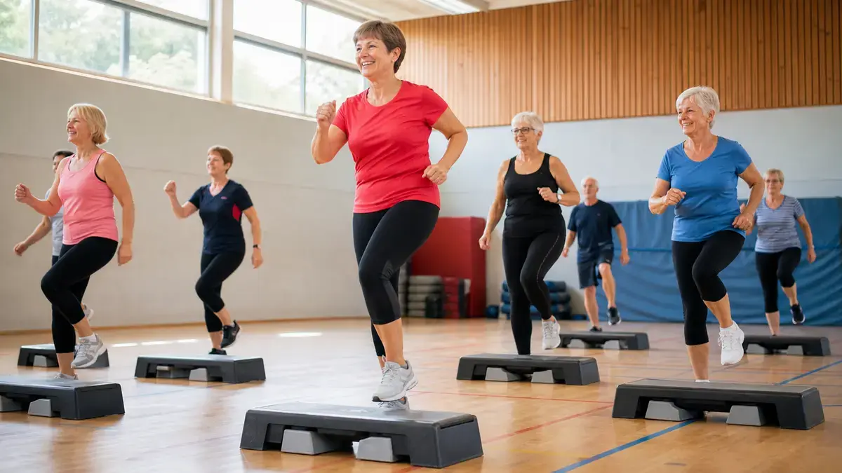 Step-Aerobic beim KSV
